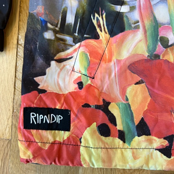 NWOT RIPNDIP Windbreaker Button Up Jacket Galaxy SZ M - Picture 4 of 6